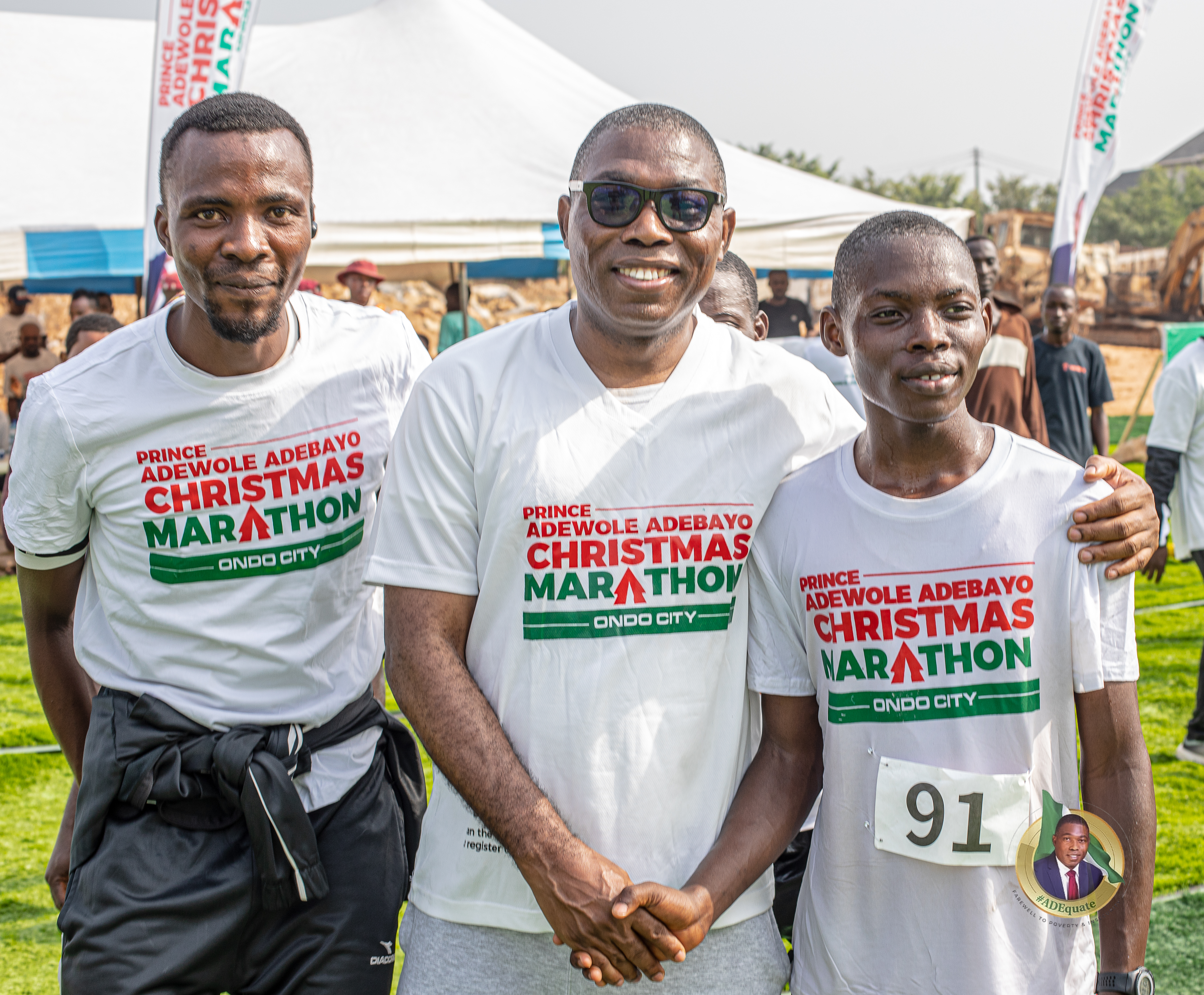Prince Adewole Adebayo Flags Off 2nd Edition of The Christmas Marathon & Queen Lilian Adebayo Health Walk In Ondo City